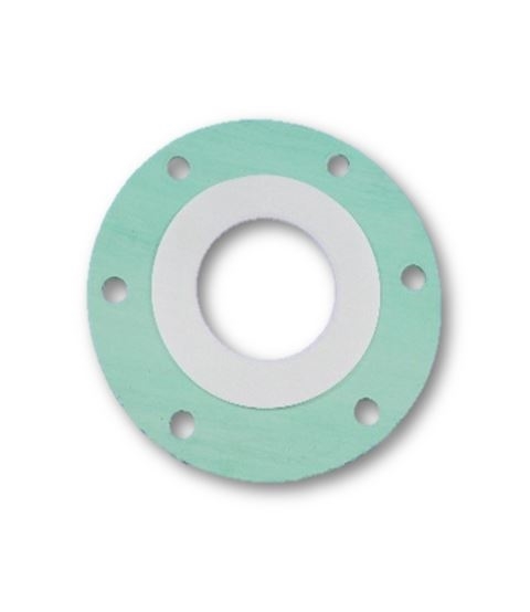 3" FLANGE GASKET 6 HOLE OFFSET - CNAF/PTFE - PEROLO OEM