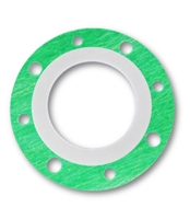 3" FLANGE GASKET 8/4 HOLE - CNAF/PTFE