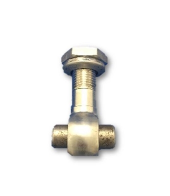 83MM SWINGBOLT ASSEMBLY WITH HEX NUT - 16MM PIVOT PIN - SS