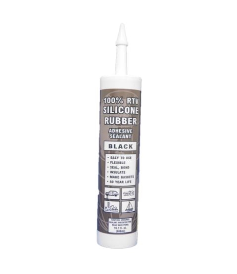 SILICONE CAULK - BLACK