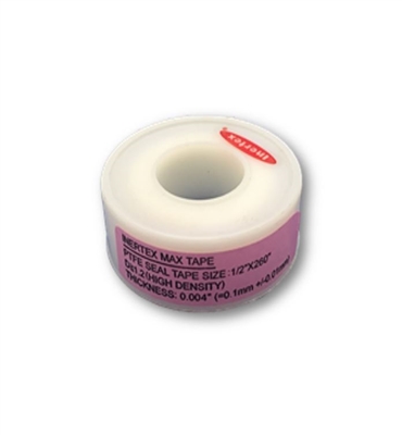 1/2" HIGH DENSITY TEFLON TAPE - PER ROLL