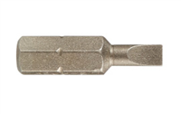 6F - 8R Slotted Insert Bit 1/4" Hex X 1" L 