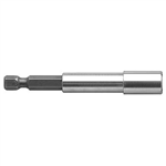 1/4" Hex For 1/4" Insert - 2-7/8" L Magnetic Power Bit Holder 