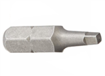 #0 Square Recess Insert Bit 1/4" Hex X 1" L 