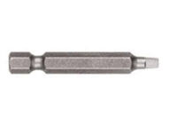 #1 Square Recess Insert Bit 1/4" Hex X 2-3/4" L 