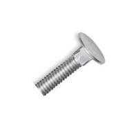 3/8-16 X 2 Carriage Bolt Low Carbon Steel Zinc