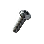 1/4-20 X 3/8 Six Lobe (Torx-Equivalent) Button Head Cap Screw Stainless Steel