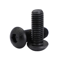 M5-0.8 X 6 Metric Six Lobe (Torx-Equivalent) Button Head Socket Cap Screw A2 Stainless Steel Black Oxide Imported