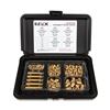 EZ-DV200 | E-Z Sonicâ„¢ Threaded Insert Assortment Kit - Tapered - Double Vane - 4-40 to 1/4-20 [1 PER BOX]