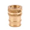 DV-M50-TH | E-Z Sonicâ„¢ Threaded Insert for Plastic - Tapered - Double vane - M5-0.8 [50 PER BOX]