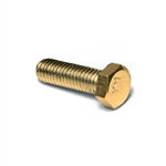 3/8-16 X 2-3/8 Hex Head Cap Screw Steel Zinc Yellow