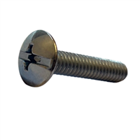 1/4-20 X 2 Combo (Slotted/Phillips) Truss Machine Screw Steel Zinc