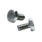 10-24 X 5 Hex Head Machine Screw Steel Zinc