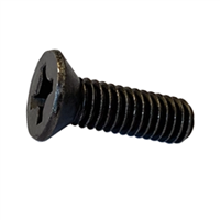 10-32 X 1-1/4 Phillips Flat 82D Machine Screw Steel Black Zinc