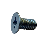 2-56 X 3/8 Phillips Flat 100D Machine Screw Steel Zinc