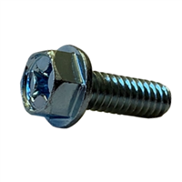 1/4-20 X 1-1/4 Phillips Indented Hex Washer Machine Screw Steel Zinc