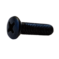 1/4-20 X 1-3/4 Phillips Oval Machine Screw Steel Black Oxide