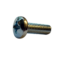 4-40 X 1 Phillips Pan Machine Screw Steel Zinc