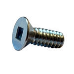 1/4-20 X 1 Square Flat 82D Machine Screw Steel Zinc