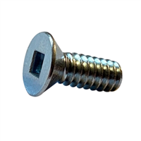 10-24 X 3/8 Square Flat 82D Machine Screw Steel Zinc