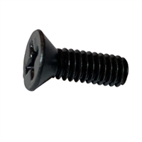 8-32 X 1/4 Phillips Flat 82D Machine Screw 300 Series Stainless Steel Black Oxide