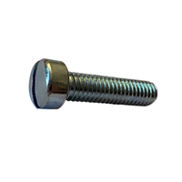 8-32 X 2 Slotted Fillister Machine Screw Steel Zinc
