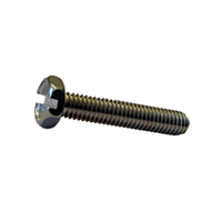 4-40 X 1/4 Slotted Indented Hex Machine Screw Stainless Steel