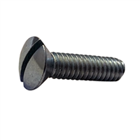 8-32 X 5/8 Slotted Oval Machine Screw Steel Zinc