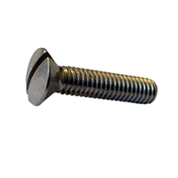 1/4-20 X 1-1/4 Slotted Oval Machine Screw Stainless Steel