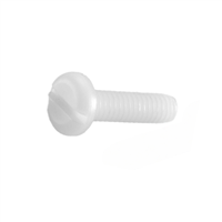 10-32 X 1 Slotted Pan Machine Screw Nylon