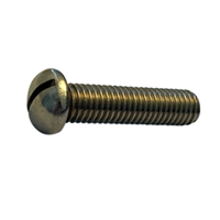 6-32 X 3/4 Slotted Round Machine Screw Stainless Steel