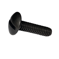 1/4-20 X 1/2 Slotted Truss Machine Screw Steel Black Oxide