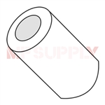 RAF1215-10-N-MF | ROUND SPACER 1/2 ROUND X 1/8 L X #10 ID NYLON [1000 Per Box]