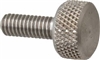 7134-A-0-MF | 10-32 X 7/16 Plain Knurled Thumb Screw Aluminum [100 per box]
