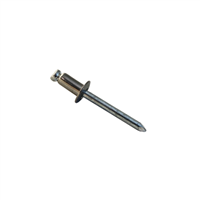 5/32 Dome Blind Rivet Stainless Steel Body/Steel Mandrel Zinc Plated Mandrel