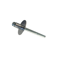 1/8 Large Flange Dome Blind Rivet Aluminum Body/Steel Mandrel