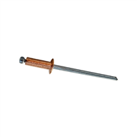 1/8 X .18-.25 Dome Standard Blind Rivet Copper Body/Steel Mandrel Zinc Plated