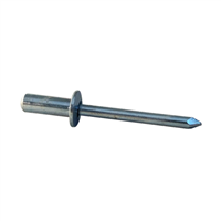 5/32 X .25-.37 Dome Closed-End Blind Rivet Steel Zinc