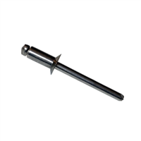 1/8 Countersunk Blind Rivet Stainless Steel Body/Steel Mandrel Zinc Plated Mandrel
