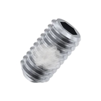 5/16-18 X 5/16 COARSE THREAD SOCKET SET SCREW CUP POINT STAINLESS STEEL THREAD LOCKING NYLON PATCH