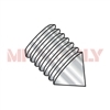 10-32X1/4  Fine Thread Socket Set Screw Cone Point Alloy Steel Plain USA [100 Per Box]