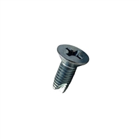 10-32 X 5/8 Phil Flat Type 23 Thread Cutting Screw Steel Zp