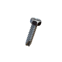 #1/4-14 X 1 Hex Type 25 Thread Cutting Screw Steel Zp