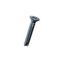 #8-18 X 1 Phil Flat Type 25 Thread Cutting Screw Steel Zp