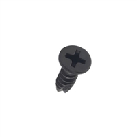 #8-18 X 1/2 Phil Flat Type 25 Thread Cutting Screw Steel Blk Ox