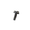 #8-18 X 1/4 SLOTTED INDENTED HEX WASHER TYPE 25 THREAD CUTTING SCREW STAINLESS STEEL FT [3000 PER BOX]