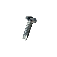 #8-18 X 5/8 Slot Pan Type 25 Thread Cutting Screw Steel Zinc