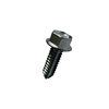 #12-14 X 3 INDENTED HEX WASHER TYPE AB SELF TAPPING SHEET METAL SCREW STEEL ZP FT [750 PER BOX]