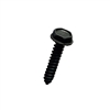 #10-16 X 1 INDENTED HEX WASHER SERRATED TYPE AB SELF TAPPING SHEET METAL SCREW STEEL BLK OX FT [4000 PER BOX]
