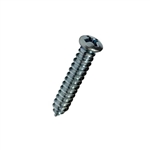 #10-16 X 1 Phil #6 Oval Type AB Self Tapping Sheet Metal Screw (SMS) Steel Zp